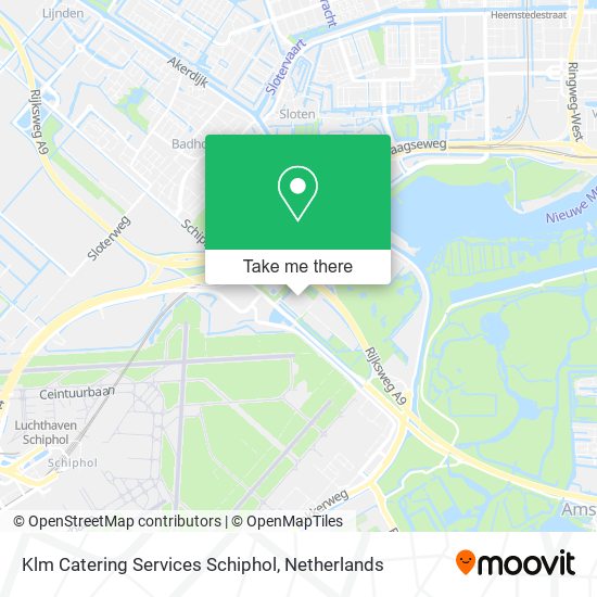Klm Catering Services Schiphol map