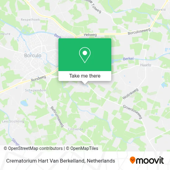 Crematorium Hart Van Berkelland map