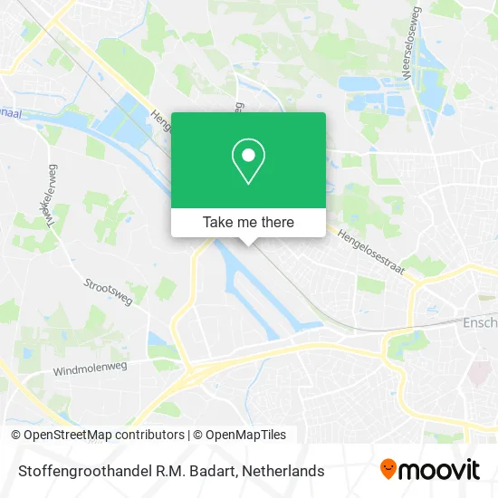 Stoffengroothandel R.M. Badart map