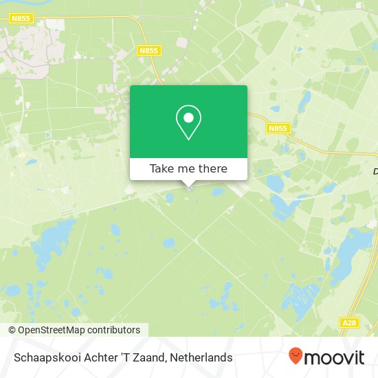 Schaapskooi Achter 'T Zaand map