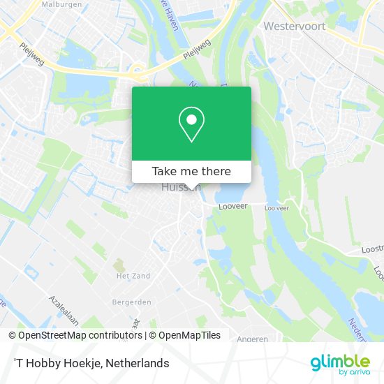 'T Hobby Hoekje map