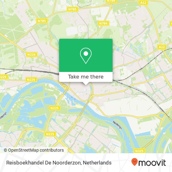 Reisboekhandel De Noorderzon map