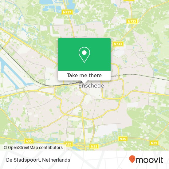 De Stadspoort map