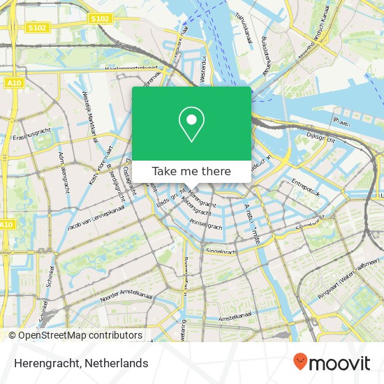 Herengracht map