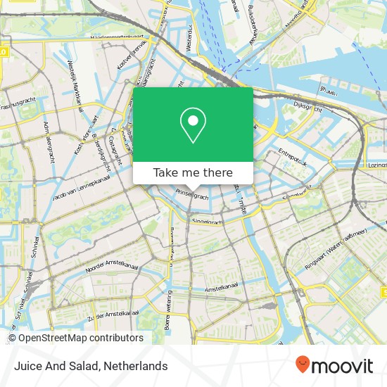 Juice And Salad map