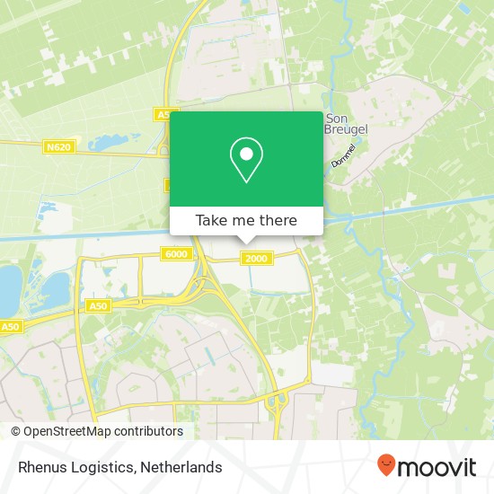 Rhenus Logistics map