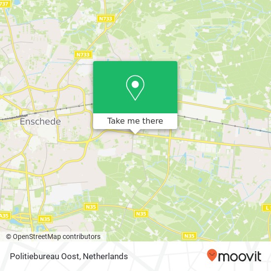 Politiebureau Oost map