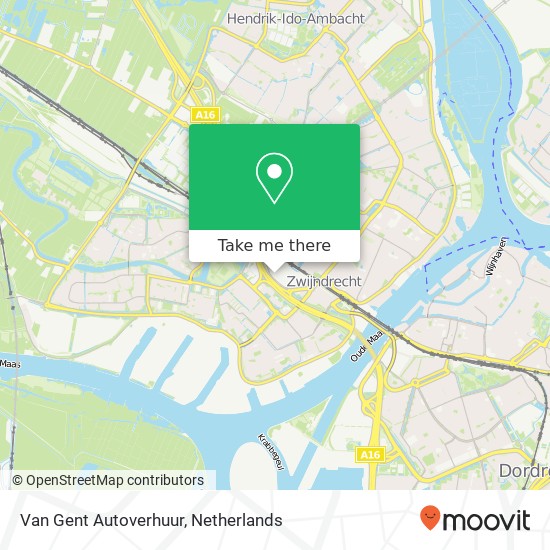 Van Gent Autoverhuur map