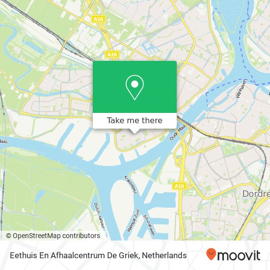 Eethuis En Afhaalcentrum De Griek map