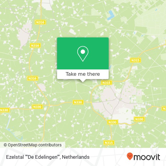 Ezelstal ""De Edelingen"" map