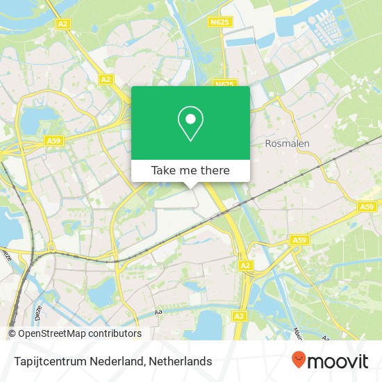 Tapijtcentrum Nederland map