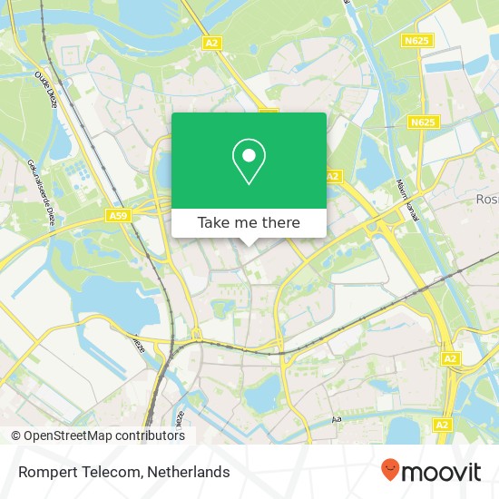 Rompert Telecom map