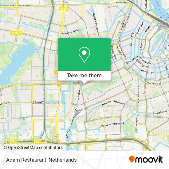 Adam Restaurant map