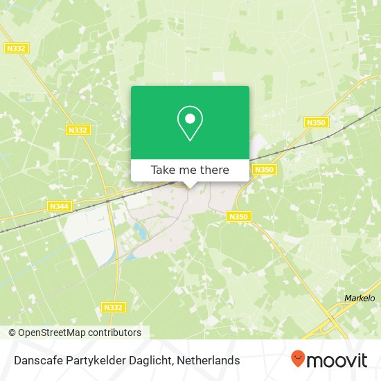 Danscafe Partykelder Daglicht map