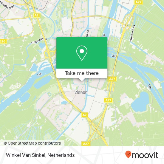 Winkel Van Sinkel map