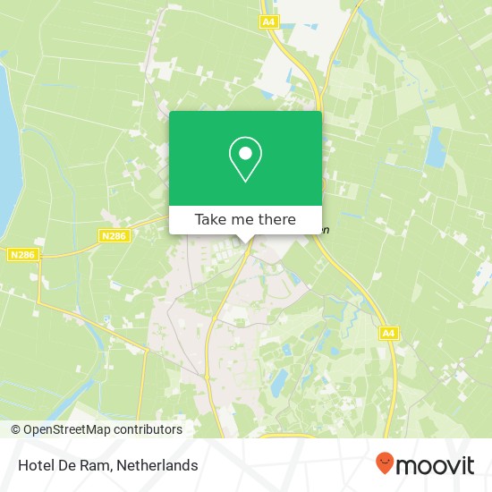 Hotel De Ram map