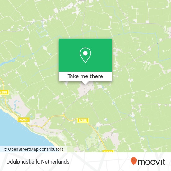 Odulphuskerk map