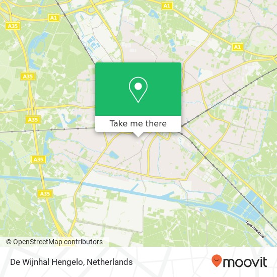 De Wijnhal Hengelo Karte