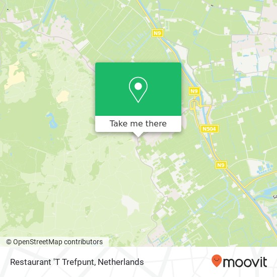 Restaurant 'T Trefpunt map