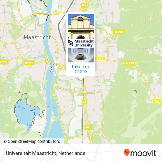 Universiteit Maastricht map