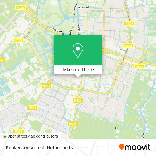 Keukenconcurrent map