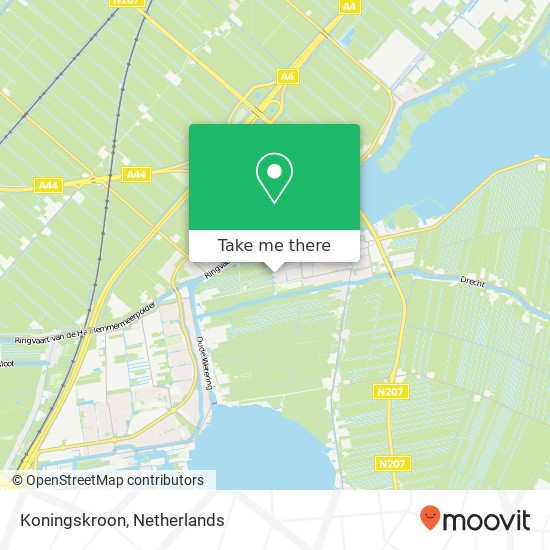 Koningskroon map