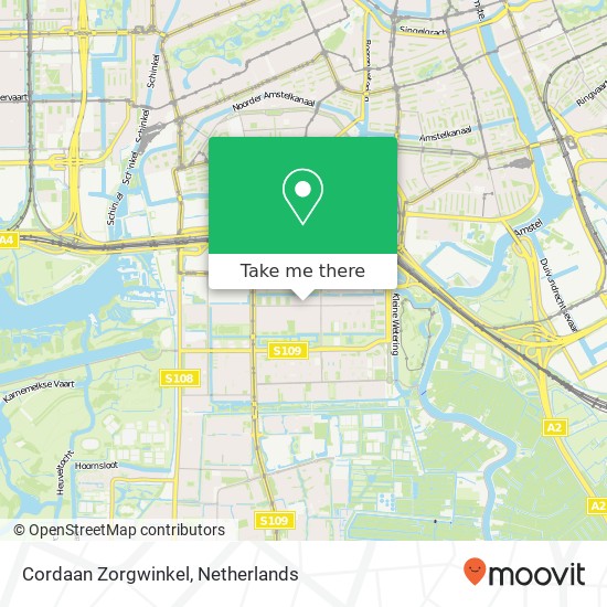 Cordaan Zorgwinkel map
