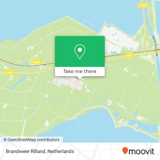 Brandweer Rilland map