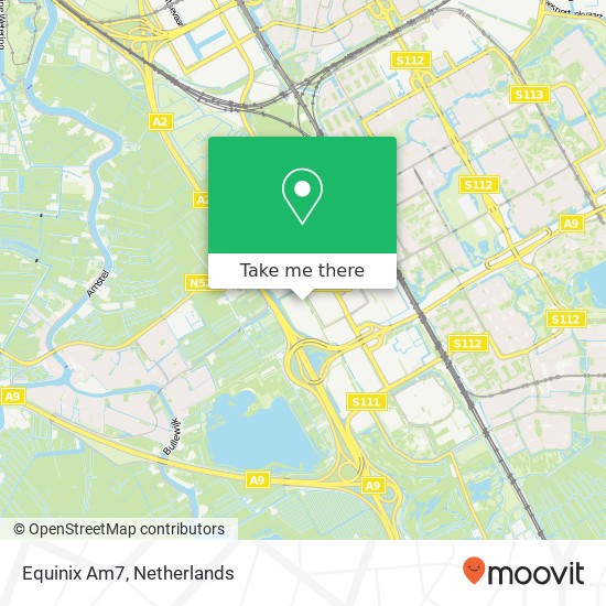 Equinix Am7 map