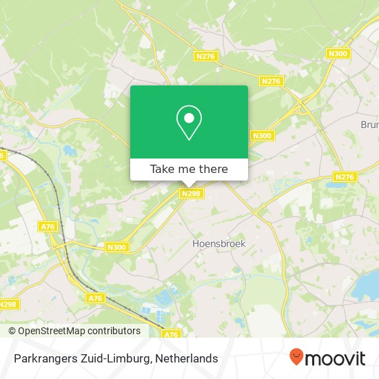 Parkrangers Zuid-Limburg map