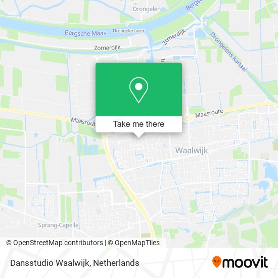 Dansstudio Waalwijk map