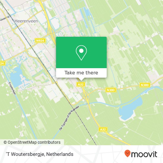 'T Woutersbergje map