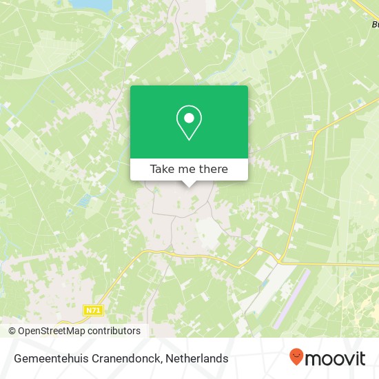 Gemeentehuis Cranendonck map