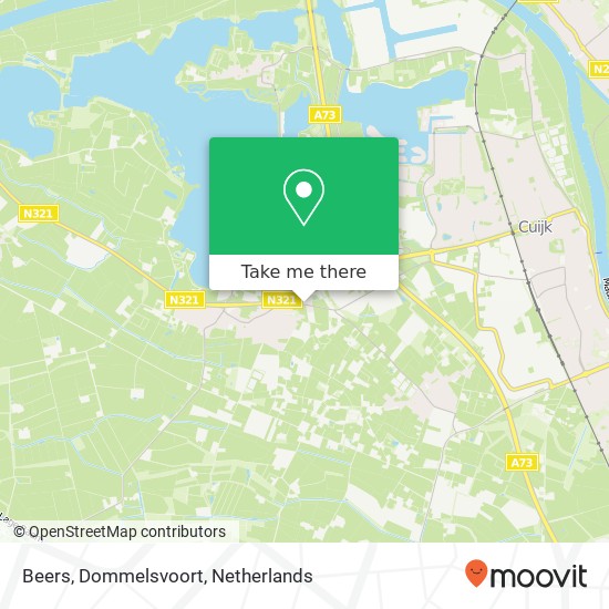 Beers, Dommelsvoort map