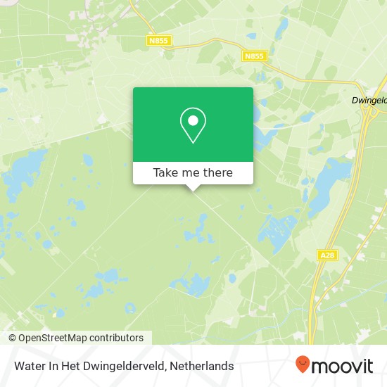 Water In Het Dwingelderveld map