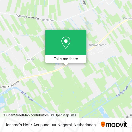 Jansma's Hof / Acupunctuur Nagomi map