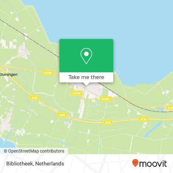 Bibliotheek map