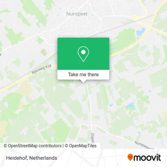 Heidehof map