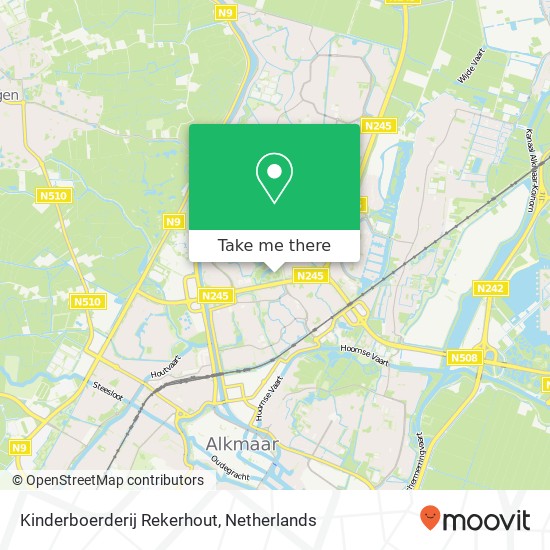 Kinderboerderij Rekerhout map