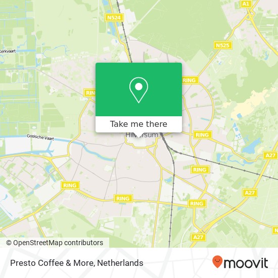 Presto Coffee & More map