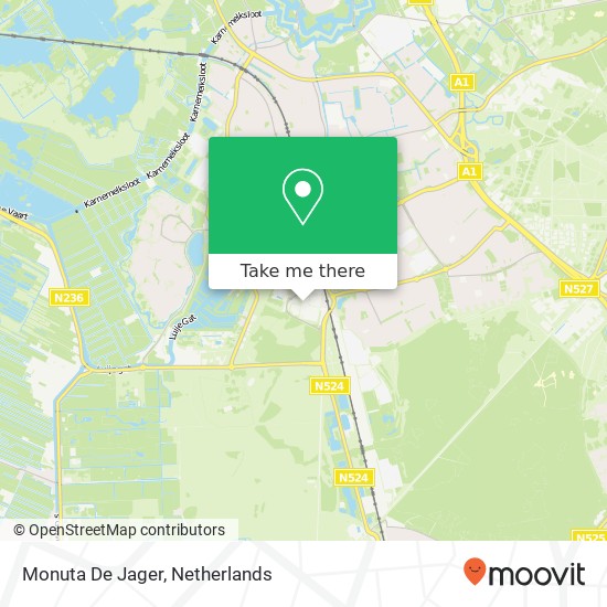 Monuta De Jager map