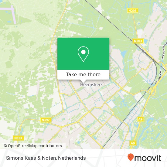 Simons Kaas & Noten map