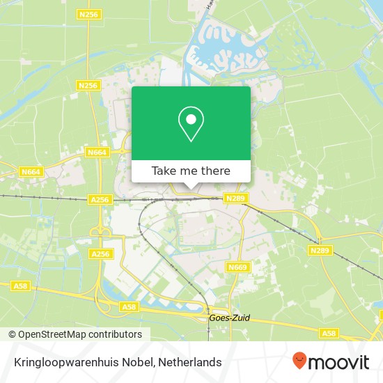 Kringloopwarenhuis Nobel map