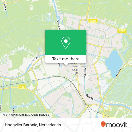 Hoogvliet Baronie map