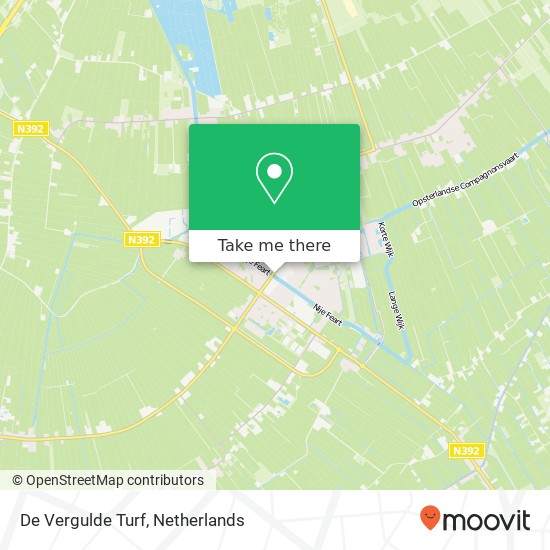 De Vergulde Turf map