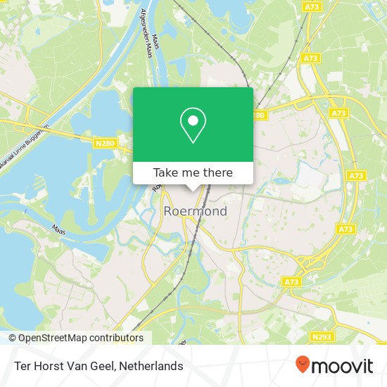 Ter Horst Van Geel map