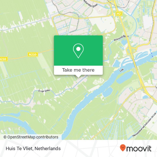 Huis Te Vliet map