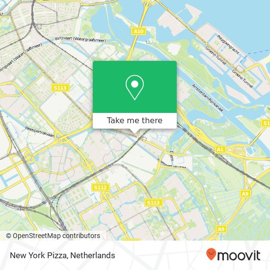 New York Pizza map