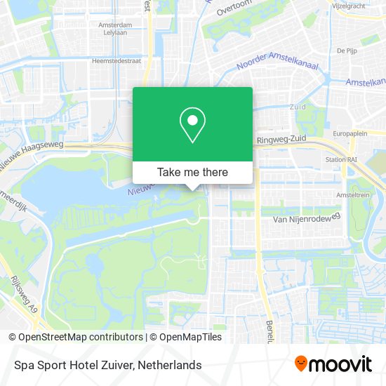 Spa Sport Hotel Zuiver map
