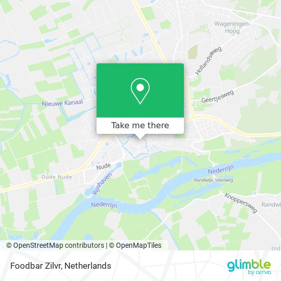 Foodbar Zilvr map